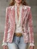 2025 European And American Women's Independent Station Ins Lapel Long Sleeve Fashion Slim Fit Suit Pocket Jacket_ecoleips.com