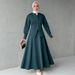 Stylish & Comfortable Polyester Outfit For Work & Evening (Yellow, Peacock Green, Coffee, Black, Navy Blue)_ecoleips.com