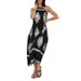 Spring/Summer Casual Bohemian Vacation-Style Colorful Collarless Dress For Women_ecoleips.com