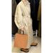 Women's Oversized Trench Coat – High-Collar, Minimalist Longline Jacket In Premium Gray, 3D Textured Polyester, Relaxed_ecoleips.com
