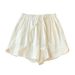 Women's High-Waisted A-Line Wide-Leg Cotton-Linen Shorts Summer Style Loose Casual Versatile Comfortable Bottoms_ecoleips.com