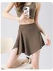K Two Piece Set Of Short Skirts, High Waist, Lifted Buttocks, Nude Yoga Pants, Shorts, Fart Curtain, Breathable Sports Pants, Short Fitness Shorts_ecoleips.com