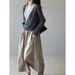 Yanshuang V-Neck Knitted Sweater + Striped Vest Two-Piece Set For Women Autumn New Versatile Slimming Lazy Top P576_ecoleips.com
