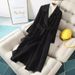 Women's Clothing Woolen Coat Mid Length Elegant Wool Blend Coat - Double-Faced Fleece, Warm & Stylish Mid-Length Outerwear For Autumn & Winter_ecoleips.com
