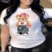 Women's Clothing Ladies Summer T Shirt Printing Fashion Casual Cute Short Sleeve Women's Eye Print Short Sleeve T Shirt_ecoleips.com