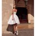 Women's Clothing Spring New Simple Small Slim Graduation Performance Dress Skirt_ecoleips.com