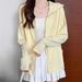 Women's Summer Ice Silk Sun Protection Outerwear Solid Color Breathable Thin Loose Fitting Jacket_ecoleips.com