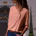 Cross-border Foreign Trade European And American Autumn Plus-size Loose-fitting Shirts, French Retro Commuter_ecoleips.com