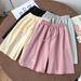 Women's Clothing High Waist Shorts For Women New Style Trend Ins Wide Leg Pants Mid Length Pants Slimming Loose Sports Casual Pants_ecoleips.com