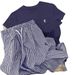 Women's Clothing Women's Short Sleeve Set Female Knight T-Shirt And 3D Casual Striped Pants Two-Piece Style For Formal & Casual_ecoleips.com