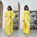 Summer Women's 3-Piece Outfit - Stretchy Wide-Leg Pants Set | Comfortable & Stylish | Korean Casual Style | Sizes | Pastel Colors_ecoleips.com