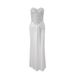 Summer New Style Women's Sexy Strapless Rhinestone High Waist Slim Fit Strappy Solid Color Dress Hot Girl Fashionable_ecoleips.com