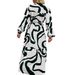 2025 Fall/Winter New Women's Fashion Loose Single-Breasted Long-Sleeve Long Dress For Cross-Border_ecoleips.com
