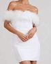 Women's Clothing Fashion New Women's Clothing Tube Top Hip Skirt Celebrity Feather Sequin Party Dress_ecoleips.com
