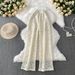 Women's Clothing Lace Hollow Knitted Pants For Women New High Waist Petty Bourgeoisie Girl Heart Straight Tube Slim Elastic Casual Pants_ecoleips.com