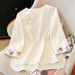 This Spring Heavy Industry Jacquard Base Layer Top Exudes A High-End, New Chinese-Style, Artistic And Retro Style With A_ecoleips.com
