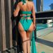 Women's Hollow-Out Strappy One-Piece Swimsuit - Sexy Monokini With Removable Padding & Adjustable Ties_ecoleips.com