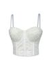 Women's Clothing Shiny Beads Handmade Herringbone Bra High End Outer Wear Small Camisole Herringbone Bra_ecoleips.com