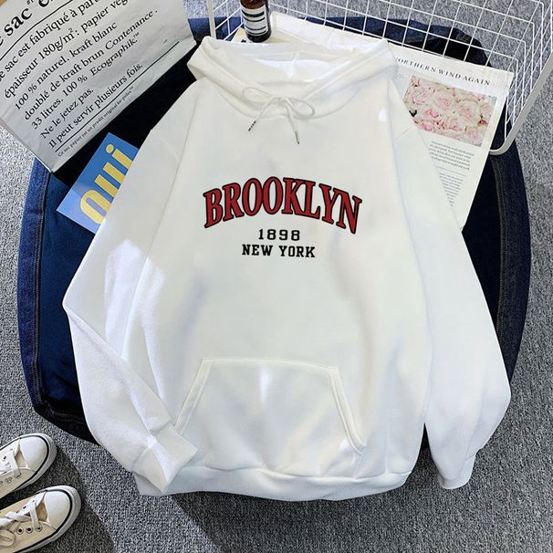 2024 New Hoodie, Hooded Autumn And Winter Fleece Jacket, Large Size Loose Casual Style Top For Women_ecoleips.com