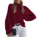 Aria Basics Aria Basics 2026 European And American Autumn/Winter New Loose Half-Turtleneck Knit Sweater, Cross-Border Women's Clothing,_ecoleips.com