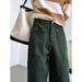 2025s Luxi American Style Cargo For Women 2025 Autumn New Slim Loose High Waist Floor-Length Straight Casual Pants 1726_ecoleips.com