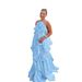 Elegant Off-Shoulder Backless Maxi Dress With 3D Floral Appliques & Ruffled Hem For Women – Summer Vacation & Beach Party Essential_ecoleips.com