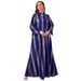 Women's Long Robe Chiffon Embroidered Dress Muslim Fashion Relaxed Everyday Wear Comfortable Feshion_ecoleips.com