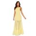 Cross-border French-style High-end Mesh Splicing Sheer Elegant Sleeveless Dress, Socialite Temperament Sexy Long Gown_ecoleips.com
