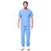 Healthcare Service Dental Hospital Hand Washing Clothes Men And Women Short Sleeved Hand Washing Clothes Set Split Doctor Work Clothes_ecoleips.com