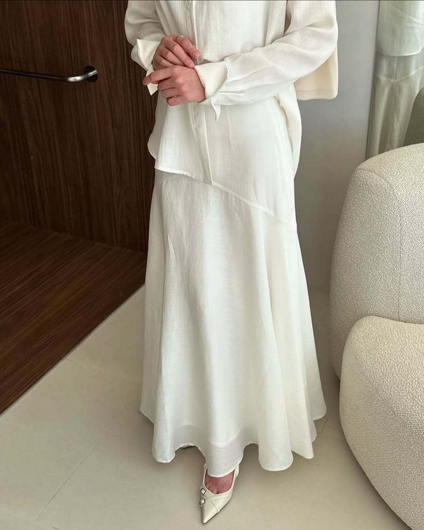 Women's Clothing 2025 New Fashion Temperament Long Sleeved Shirt Slim Skirt Two Piece Suit_ecoleips.com