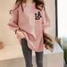 Women's White round Neck T-Shirt Short Sleeve Loose Fit mid Length Versatile Spring Summer Top for Students_ecoleips.com