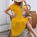 Elegant Solid Color Women's Maxi Dress A-Line Casual Summer Dress Soft Polyester Flowy Relaxed Fit_ecoleips.com