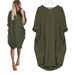 Women's Casual Loose Fitting Long Sleeved Plus Size Dresses Direct Sales Fashionable Clothing For Plus Size Women_ecoleips.com