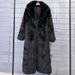 Coat Women Long Suit Collar Super Long Coat for Women_ecoleips.com
