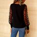 2026 Cross-border European And American Independent Website Round Neck Elegant Mesh See-through_ecoleips.com
