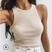 Women's Sleeveless Vest T-Shirt Solid Color Spring Summer Versatile Fashion Top for European American Styles_ecoleips.com