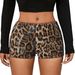 Aria Basics Aria Basics 2026 New Summer European And American Women's Sequin Leopard Print Ultra-Short Shorts Y2k Mini Carnival_ecoleips.com