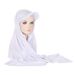 Women's Clothing Solid Color Women's Scarf Hat Versatile Malaysia Scarf Muslim Headscarf Hat_ecoleips.com