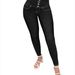 Women's Clothing Bodybuilding Peach Butt Shaping Fitness Jeans _ecoleips.com