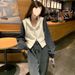 High-end Sweatshirt Sportswear Women, Loose Fit, Slimming, Petite Fashion, Wide-leg Pants, Casual Two-piece Set For_ecoleips.com