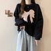 Real Shot Korean Style Butterfly Embroidery Hoodie For Women Spring And Autumn Thin New Loose Long Sleeve_ecoleips.com