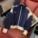 Women's Clothing High End Fashion Sports Suit For Women New Autumn Style Slim Short Style Color Matching Jacket Leggings Two Piece Suit_ecoleips.com