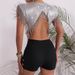 Aria Basics Aria Basics 2026 European And American Sequin Nightclub Sexy High-neck Party Metallic Tank Tops Women's Clothing 23753_ecoleips.com