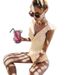 Women's Clothing New Swimsuit One Piece Ruffle Swimsuit Sexy Striped V Neck Halter Swimsuit Bikini_ecoleips.com