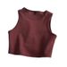Women's Clothing Summer Navel Revealing Vest Internet Celebrity BM Style High Waist Slimming Short Sleeveless Bottoming Female_ecoleips.com