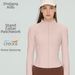 Women's Stand Up Collar Long Sleeve Yoga Jacket Patchwork Slim Fit Sportswear For Pilates Training Fitness_ecoleips.com