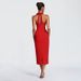 Women's Slim Fit Sleeveless Halter Neck Dress European American Style Solid Color Casual mid Length Spring Summer New Wholesale_ecoleips.com