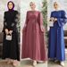 Middle Eastern Arabic Women's Robe, Popular Style, Heavily Embellished With Beads And Rhinestones, Elegant Abaya Long_ecoleips.com