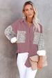 2025 New Autumn Winter Leopard Print Women's Shirt Turn-down Collar Ribbed Casual Jacket_ecoleips.com