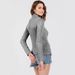 2025 New Cross-Border Women's Fashion: Striped Knit Sweater, European And American Style, Semi-High Collar, Slim-Fit_ecoleips.com